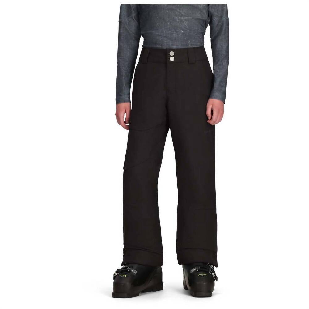 NEW OBERMEYER boy's brisk ski pants in black